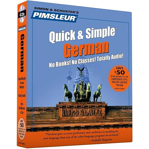 Pimsleur German Level 1 CD: Learn to Speak and Understand German